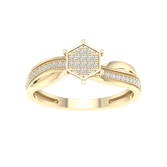 10K 0.10CT D-LADIES RING