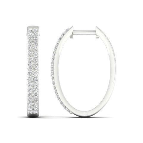 SPL PRICE 10KT 0.50CT D- EARRINGS "HOOPS"