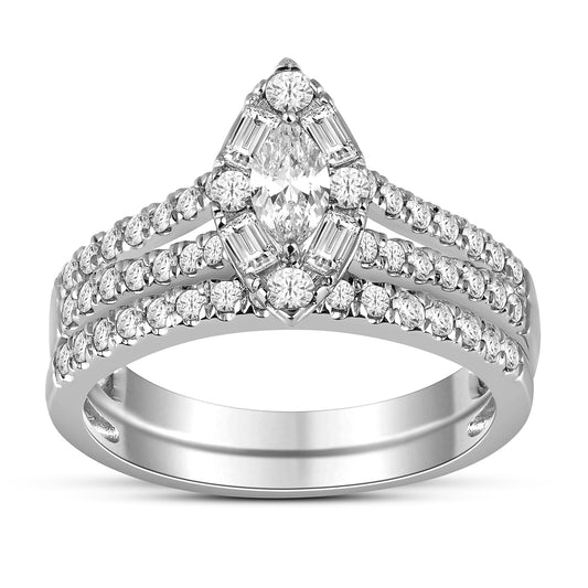 14KT 1.00CT D-LADIES RING