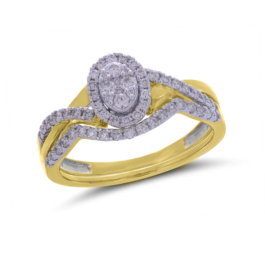 14KT 0.47-0.50CT D-LADIES RINGS
