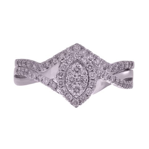 14KT 0.50-0.52CT D-LADIES RINGS