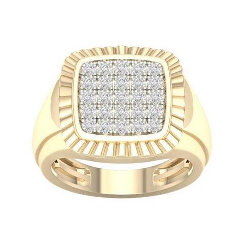 CLOSEOUT 10KT 0.15CT D-MENS RING "RESPECT"