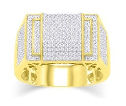 10KT 0.83CT D-MENS MICROPAVE RING
