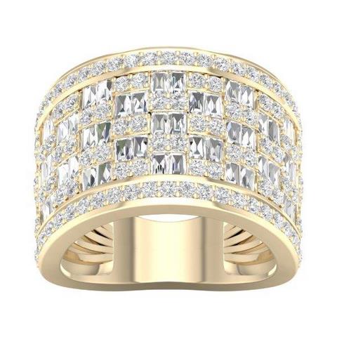 10K 3.00CT D-MENS BANDS