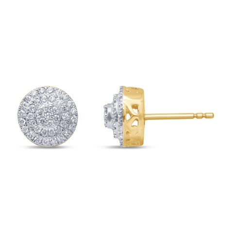 10K 0.36CT D-EARRINGS