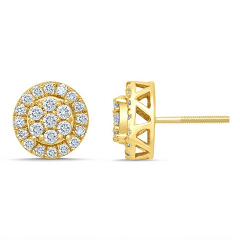 10K 0.76CT D-EARRINGS