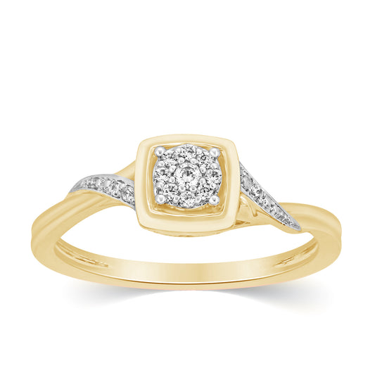 10K 0.10CT D-LADIES RINGS