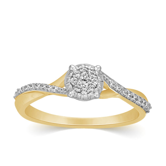 10K 0.16CT D-LADIES RINGS