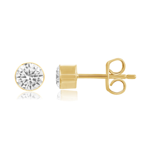 10K 0.32-0.36CT D-EARRINGS