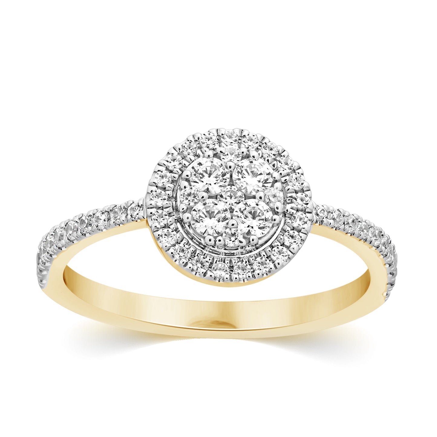 10K 0.51-0.52CT D-LADIES RINGS