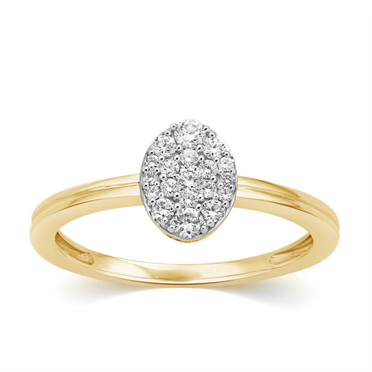 10K 0.23-0.24CT D-LADIES RINGS