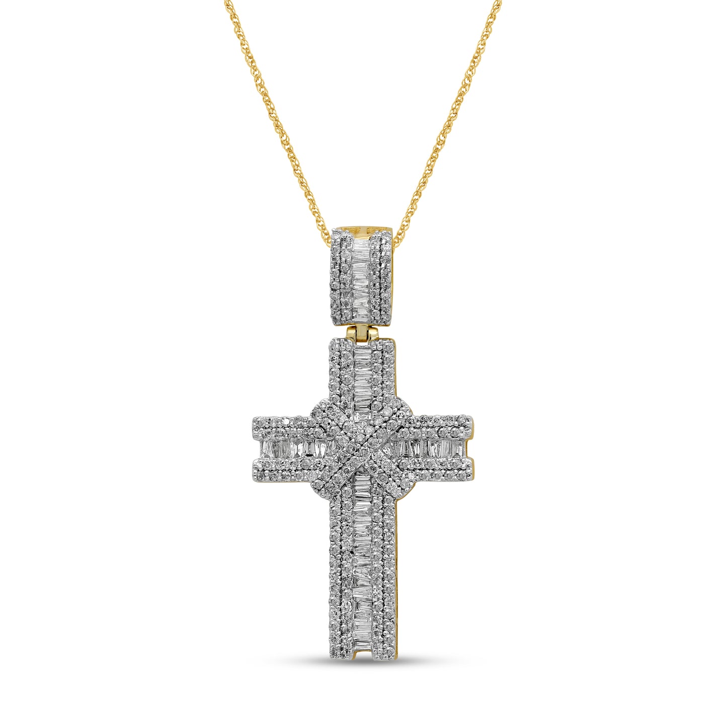 SPL PRICE 10KT 2.46-2.54CT D-CHARM "CROSS"