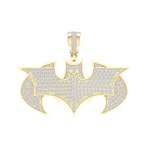 10K 2.50CT D-ASSORTED CHARM "BAT"