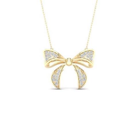 10K 0.09CT D-LADIES CHARMS