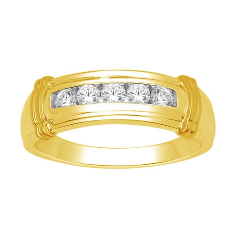 10K 0.50CT D-MENS BANDS