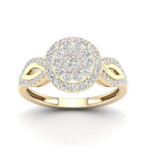 10K 0.50CT D-LADIES RINGS