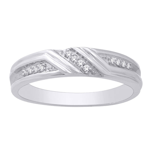 10K 0.08-0.09CT D-MENS BANDS