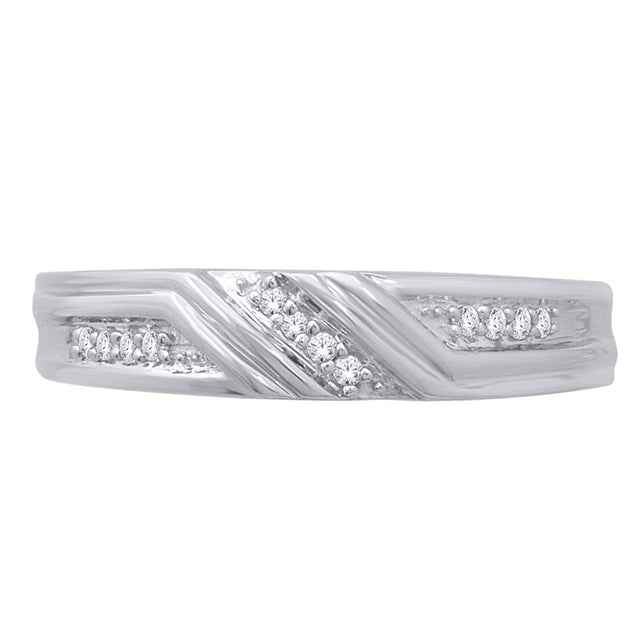 10K 0.08-0.09CT D-MENS BANDS