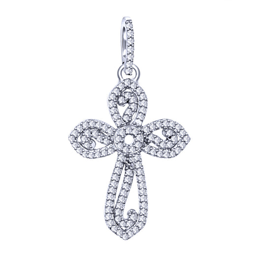10K 0.25-0.30CT D-CROSS CHARMs
