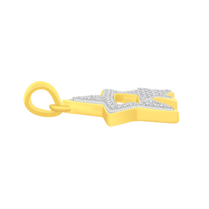 10K 0.10-0.12CT D-ASSORTED CHARM "STAR"