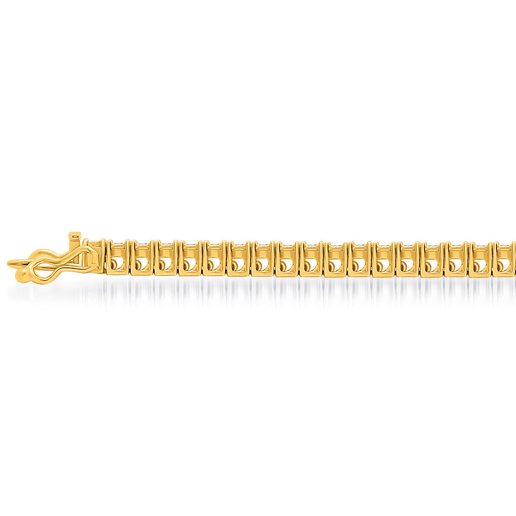 925 SS 0.66-1.09CT D-FANUC BRACELET (925)