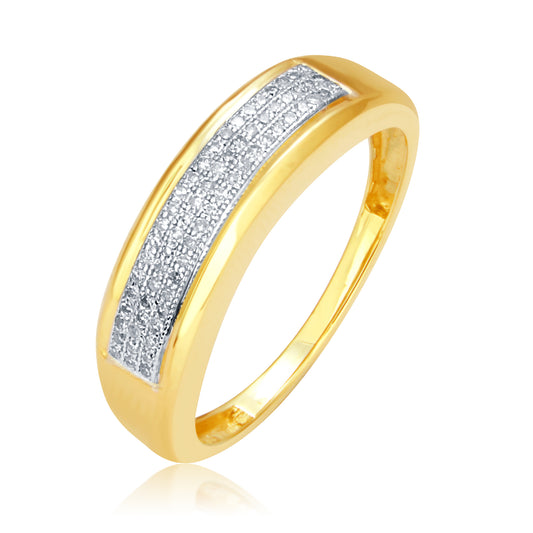 10K 0.20CT D-MENS BANDS