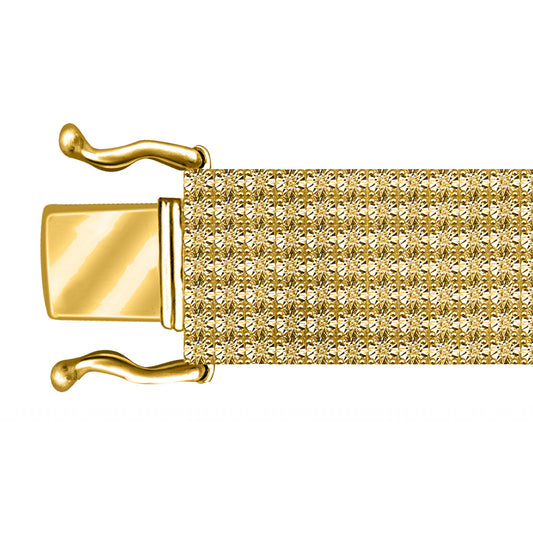 925 SS 0.87-1.15CT D-FANUC BRACELET