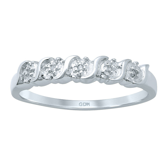10K 0.02CT D-LADIES BANDS