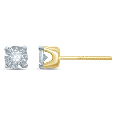 10K 0.14-0.16CT D-EARRINGS