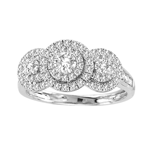 14KT 1.00CT D-LADIES RINGS
