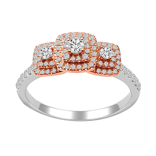 14KT 0.50CT D-LADIES RINGS