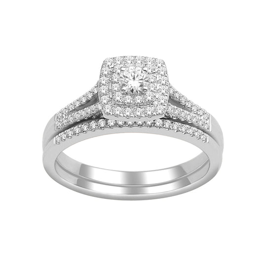 14K 0.50CT D-BLADIES RING