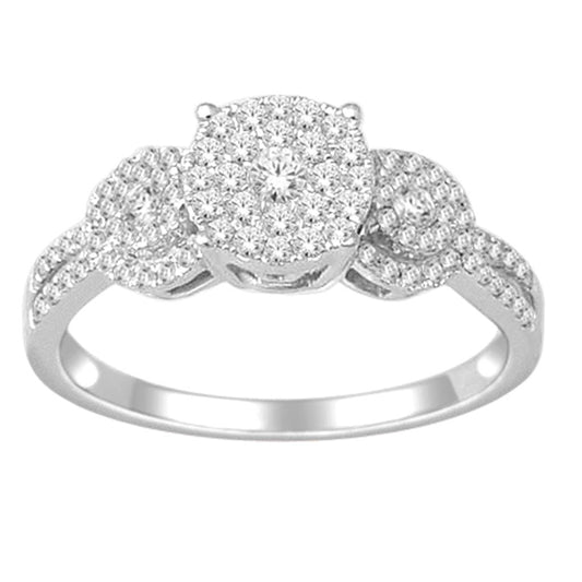 14KT 0.50CT D-LADIES RING