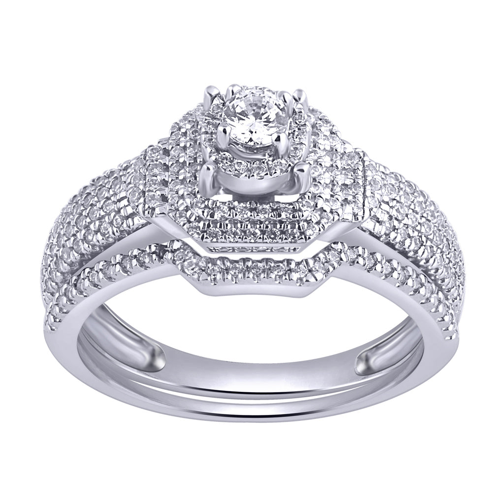 14K 0.58-0.59CT D-LADIES RINGS