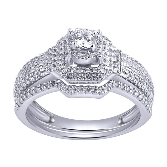 14K 0.58-0.59CT D-LADIES RINGS