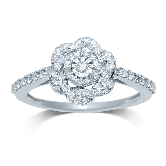 14K 0.46-0.48CT D-LADIES RINGS