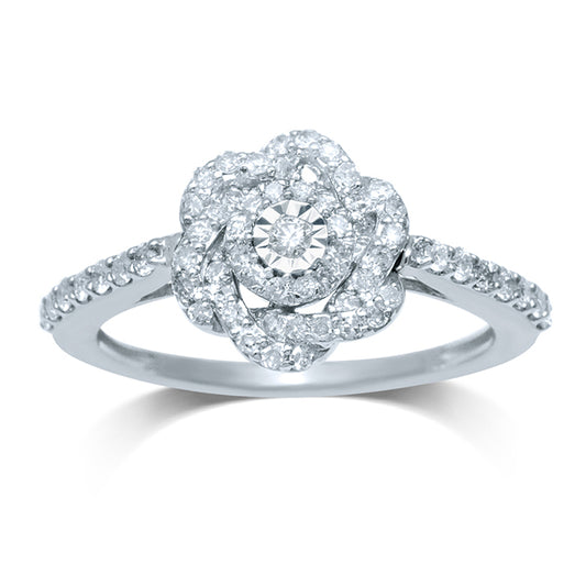 14K 0.46-0.48CT D-LADIES RINGS