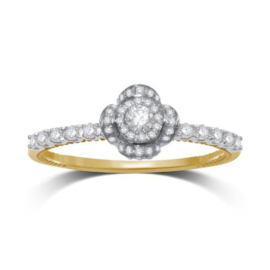 14K 0.31-0.32CT D-LADIES RINGS