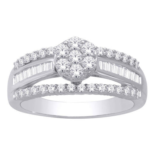 14K 0.24-0.25CT D-LADIES RING