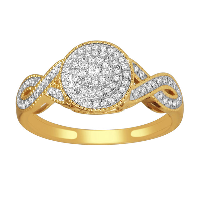 10K 0.25CT D-LADIES RINGS