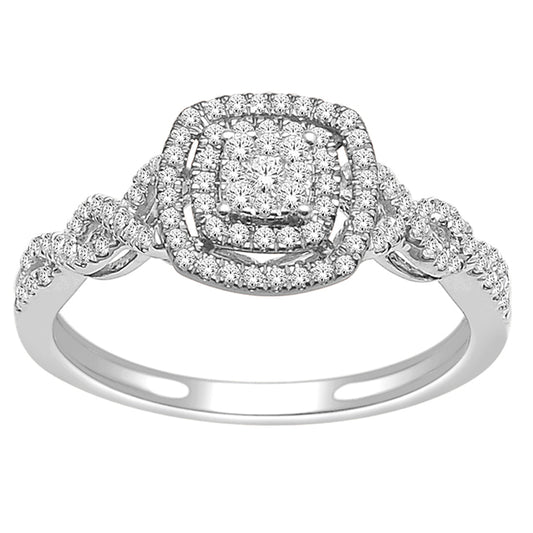 10K 0.33-0.34CT D-LADIES RINGS