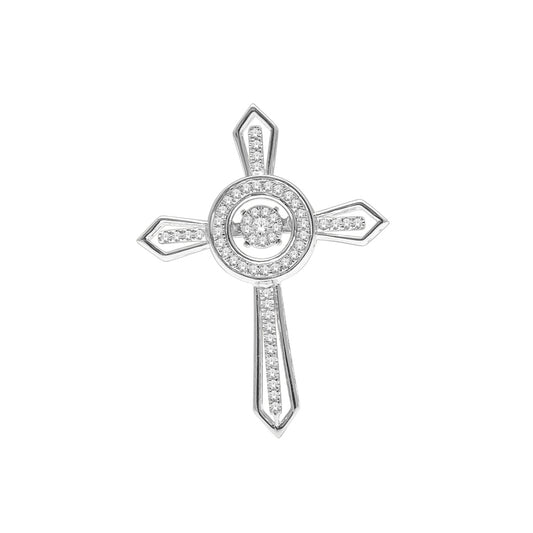 10K 0.20CT D-CROSS CHARMS