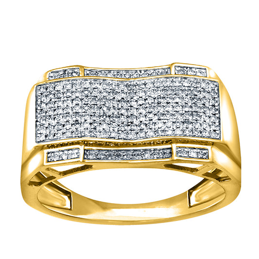 10K 0.25-0.41CT D-MICROPAVE RINGS