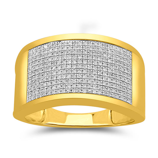10K 0.38-0.57CT D-MENS BANDS