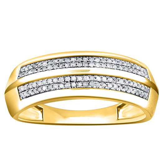 10K 0.14-0.23CT D-MENS BANDS