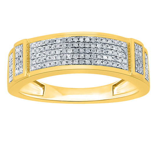 10K 0.19-0.35CT D-MENS BANDS