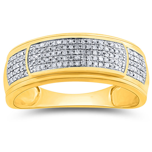10K 0.19-0.33CT D-MENS BANDS