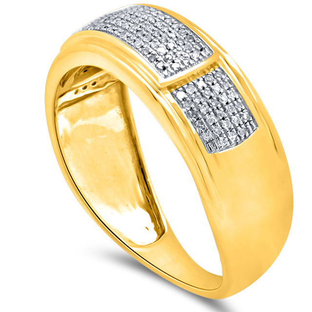 10K 0.19-0.33CT D-MENS BANDS