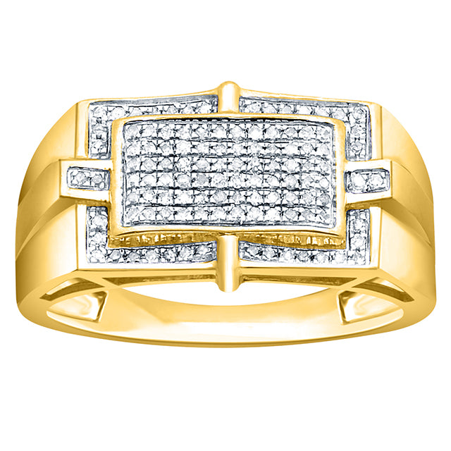 10K 0.17-0.26CT D-MICROPAVE RINGS
