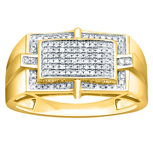 10K 0.17-0.26CT D-MICROPAVE RINGS